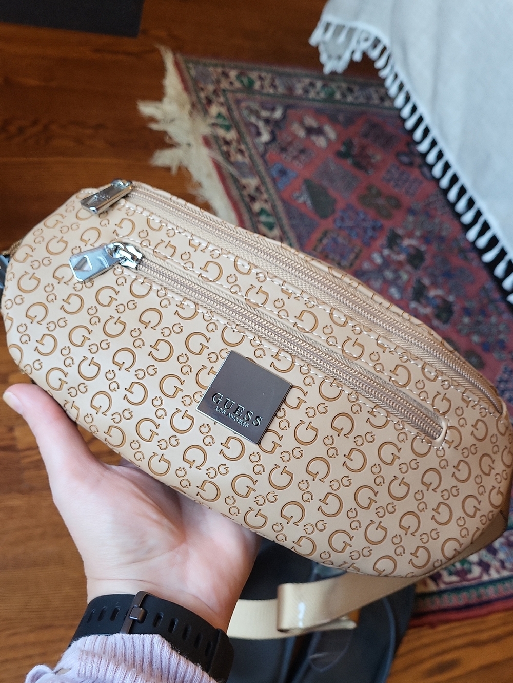 Guess Tan Logo Belt Bag - Picture 3 of 3
